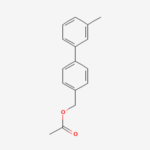 molecular formula C16H16O2 B2958147 3'-甲基-[1,1'联苯]-4-基)甲基乙酸酯 CAS No. 2109439-91-8