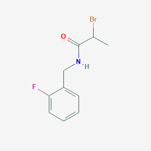 2-Bromo-N-(2-fluorobenzyl)propanamide