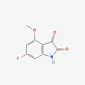 molecular formula C9H6FNO3 B2958195 6-Fluoro-4-methoxy-1H-indole-2,3-dione CAS No. 1934401-94-1