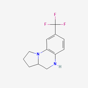 8-(Trifluoromethyl)-1,2,3,3a,4,5-hexahydropyrrolo[1,2-a]quinoxaline