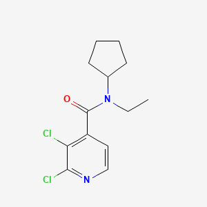 molecular formula C13H16Cl2N2O B2958243 2,3-dichloro-N-cyclopentyl-N-ethylpyridine-4-carboxamide CAS No. 2094851-83-7