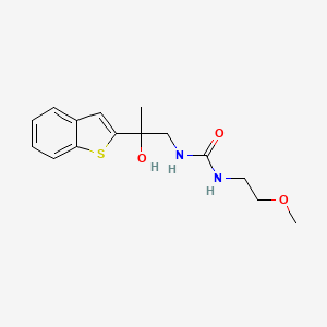 1-(2-(Benzo[b]thiophen-2-yl)-2-hydroxypropyl)-3-(2-methoxyethyl)urea