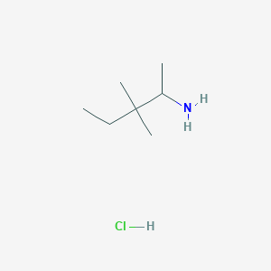 3,3-Dimethylpentan-2-amine hydrochloride