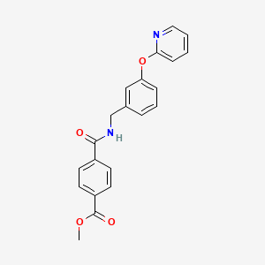 Methyl 4-((3-(pyridin-2-yloxy)benzyl)carbamoyl)benzoate
