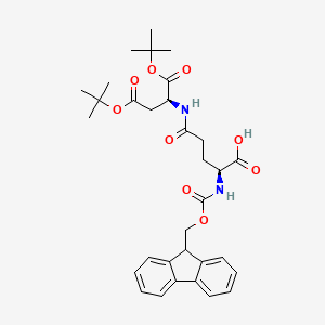 molecular formula C32H40N2O9 B2958419 Fmoc-谷氨酸(天冬氨酰G1)-OH CAS No. 1346759-33-8