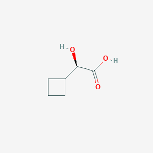 molecular formula C6H10O3 B2958436 (2R)-2-环丁基-2-羟基乙酸 CAS No. 2165929-78-0