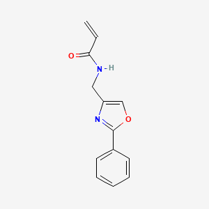N-[(2-phenyl-1,3-oxazol-4-yl)methyl]prop-2-enamide