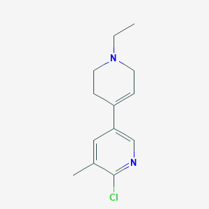 2-Chloro-5-(1-ethyl-3,6-dihydro-2H-pyridin-4-yl)-3-methylpyridine