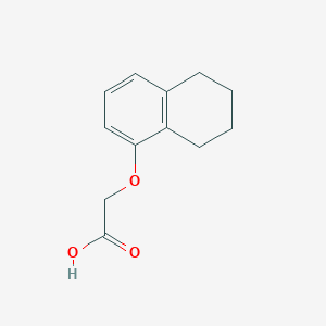 molecular formula C12H14O3 B2958470 (5,6,7,8-Tetrahydro-naphthalen-1-yloxy)-acetic acid CAS No. 16281-09-7