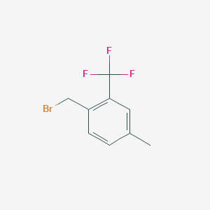 molecular formula C9H8BrF3 B2958509 4-Methyl-2-(trifluoromethyl)benzyl bromide CAS No. 261952-18-5