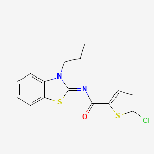 (Z)-5-chloro-N-(3-propylbenzo[d]thiazol-2(3H)-ylidene)thiophene-2-carboxamide