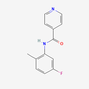molecular formula C13H11FN2O B2958544 N-(5-氟-2-甲基苯基)吡啶-4-甲酰胺 CAS No. 851175-16-1