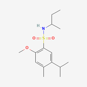 N-(sec-butyl)-5-isopropyl-2-methoxy-4-methylbenzenesulfonamide