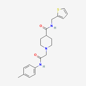 1-(2-oxo-2-(p-tolylamino)ethyl)-N-(thiophen-2-ylmethyl)piperidine-4-carboxamide