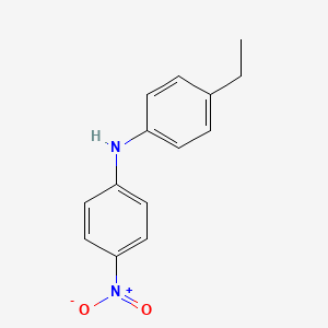 molecular formula C14H14N2O2 B2958600 4-ethyl-N-(4-nitrophenyl)aniline CAS No. 60457-47-8