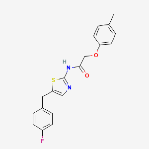 N-(5-(4-fluorobenzyl)thiazol-2-yl)-2-(p-tolyloxy)acetamide