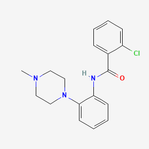 2-chloro-N-[2-(4-methylpiperazin-1-yl)phenyl]benzamide