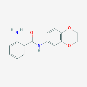 2-Amino-N-(2,3-dihydro-benzo[1,4]dioxin-6-yl)-benzamide