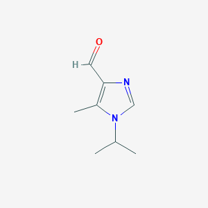molecular formula C8H12N2O B2958696 5-Methyl-1-propan-2-ylimidazole-4-carbaldehyde CAS No. 1152617-51-0