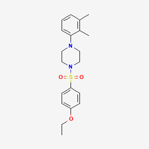 molecular formula C20H26N2O3S B2958705 1-(2,3-Dimethylphenyl)-4-(4-ethoxybenzenesulfonyl)piperazine CAS No. 438223-67-7
