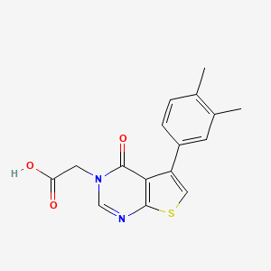 [5-(3,4-Dimethyl-phenyl)-4-oxo-4H-thieno[2,3-d]pyrimidin-3-yl]-acetic acid