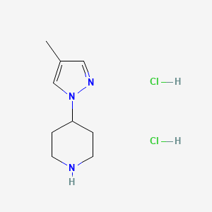 4-(4-Methyl-1H-pyrazol-1-yl)piperidine dihydrochloride
