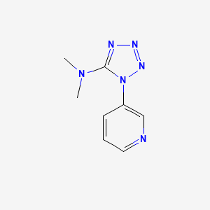 N,N-dimethyl-1-(3-pyridinyl)-1H-1,2,3,4-tetraazol-5-amine