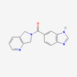 (1H-benzo[d]imidazol-5-yl)(5H-pyrrolo[3,4-b]pyridin-6(7H)-yl)methanone