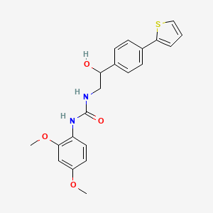 3-(2,4-Dimethoxyphenyl)-1-{2-hydroxy-2-[4-(thiophen-2-yl)phenyl]ethyl}urea