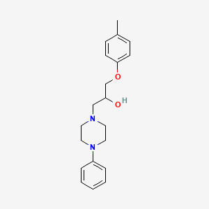 1-(4-Methylphenoxy)-3-(4-phenylpiperazin-1-yl)propan-2-ol