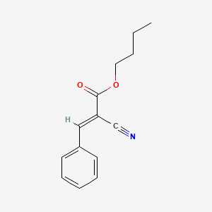 molecular formula C14H15NO2 B2958946 (E)-butyl 2-cyano-3-phenylacrylate CAS No. 1867189-67-0