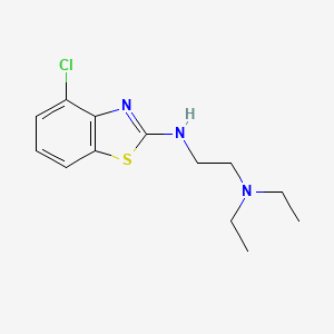 molecular formula C13H18ClN3S B2958970 N1-(4-chlorobenzo[d]thiazol-2-yl)-N2,N2-diethylethane-1,2-diamine CAS No. 1334372-86-9
