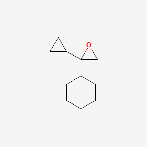molecular formula C11H18O B2958975 2-Cyclohexyl-2-cyclopropyloxirane CAS No. 2248319-49-3