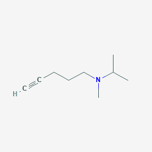 molecular formula C9H17N B2959047 N-Methyl-N-propan-2-ylpent-4-yn-1-amine CAS No. 1566901-05-0