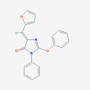 5-(2-furylmethylene)-2-phenoxy-3-phenyl-3,5-dihydro-4H-imidazol-4-one