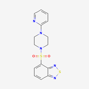 B2959066 4-(4-Pyridin-2-yl-piperazine-1-sulfonyl)-benzo[1,2,5]thiadiazole CAS No. 384373-19-7