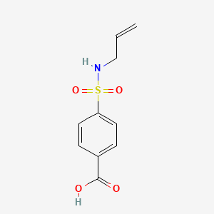 molecular formula C10H11NO4S B2959110 4-[(烯丙氨基)磺酰基]苯甲酸 CAS No. 790271-03-3