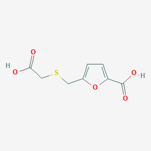 molecular formula C8H8O5S B2959122 5-(Carboxymethylsulfanylmethyl)furan-2-carboxylic acid CAS No. 90111-52-7