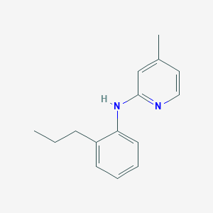 4-Methyl-N-(2-propylphenyl)pyridin-2-amine