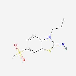 6-(methylsulfonyl)-3-propylbenzo[d]thiazol-2(3H)-imine