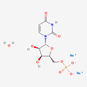 molecular formula C9H13N2Na2O10P B2959157 Uridine 5'-monophosphate disodium salt hydrate CAS No. 681435-27-8