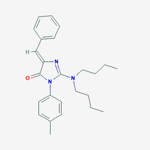 1-(4-Methylphenyl)-2-(dibutylamino)-4-benzylidene-2-imidazoline-5-one