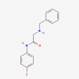 molecular formula C15H15FN2O B2959194 2-(benzylamino)-N-(4-fluorophenyl)acetamide CAS No. 329079-51-8