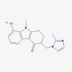 molecular formula C18H19N3O2 B029592 8-Hydroxyondansetron CAS No. 126671-71-4