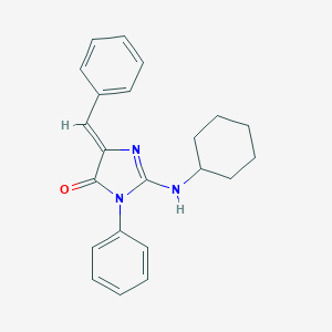 (5Z)-5-benzylidene-2-(cyclohexylamino)-3-phenylimidazol-4-one