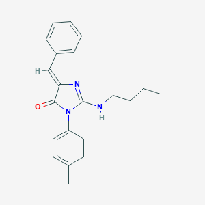 (5Z)-5-benzylidene-2-(butylamino)-3-(4-methylphenyl)imidazol-4-one