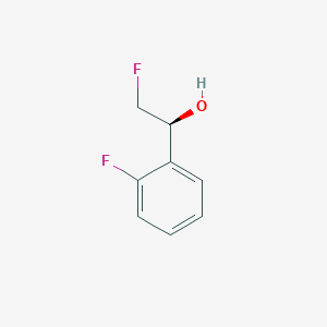 molecular formula C8H8F2O B2959310 (1S)-2-Fluoro-1-(2-fluorophenyl)ethanol CAS No. 1932810-92-8