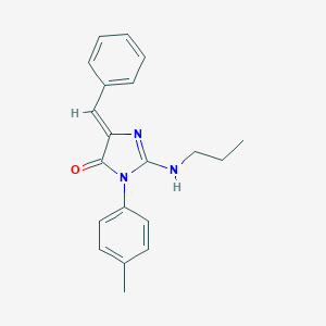 (5Z)-5-benzylidene-3-(4-methylphenyl)-2-(propylamino)imidazol-4-one