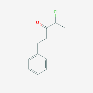 molecular formula C11H13ClO B2959358 4-Chloro-1-phenylpentan-3-one CAS No. 1002915-53-8