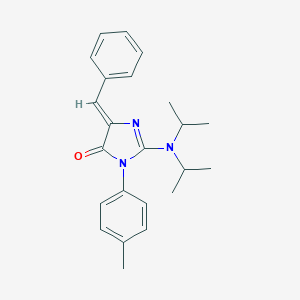 molecular formula C23H27N3O B295936 5-benzylidene-2-(diisopropylamino)-3-(4-methylphenyl)-3,5-dihydro-4H-imidazol-4-one 